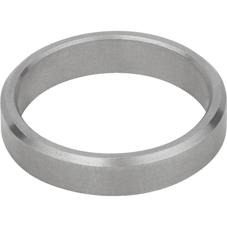 Kipp Round Spacer, Bright Stainless Steel, 6 mm Overall Lg, 16 mm Inside Dia K1563.16
